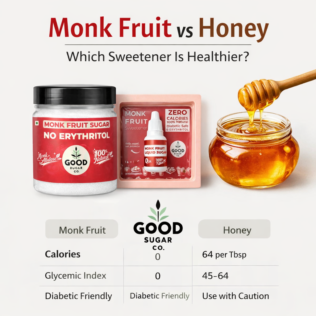 Monk Fruit vs Honey: Which Sweetener Is Healthier?