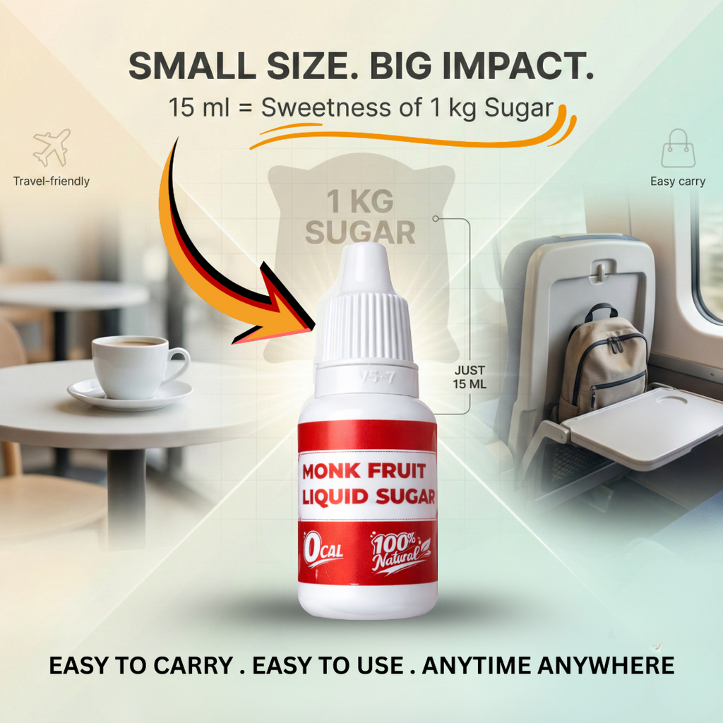 Monk Fruit Liquid | Water + Monk Fruit | No Erythritol