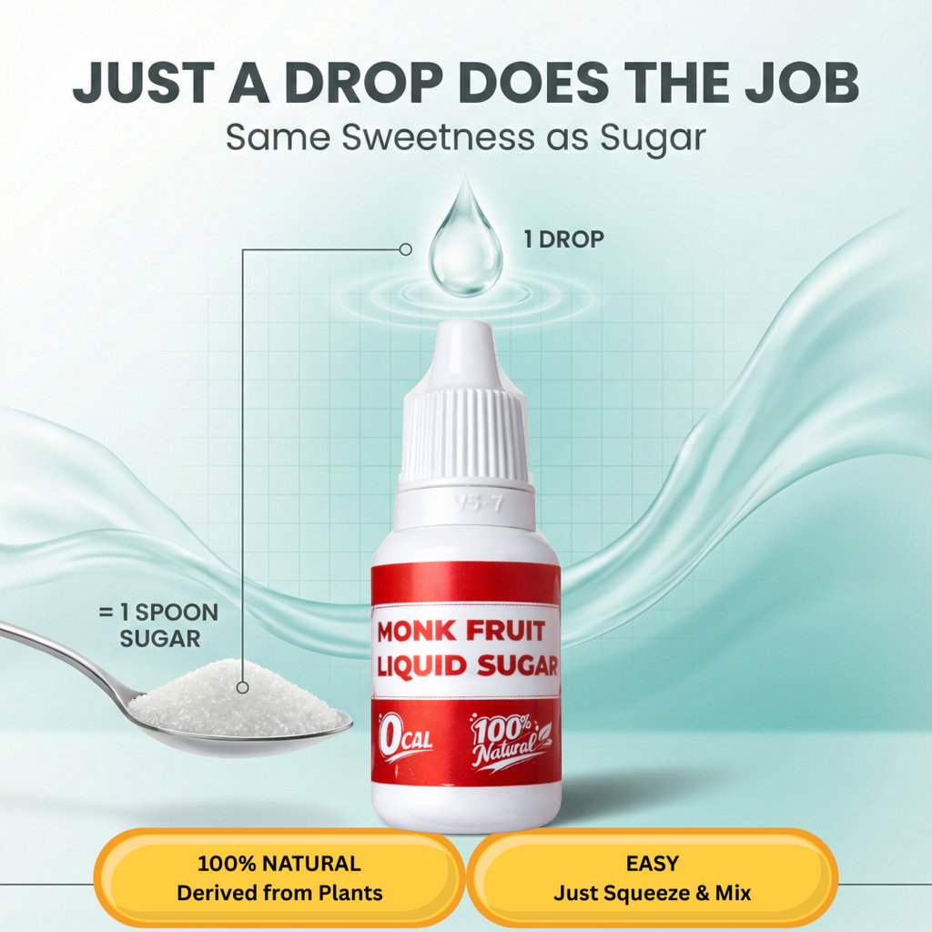 Monk Fruit Liquid | Water + Monk Fruit | No Erythritol