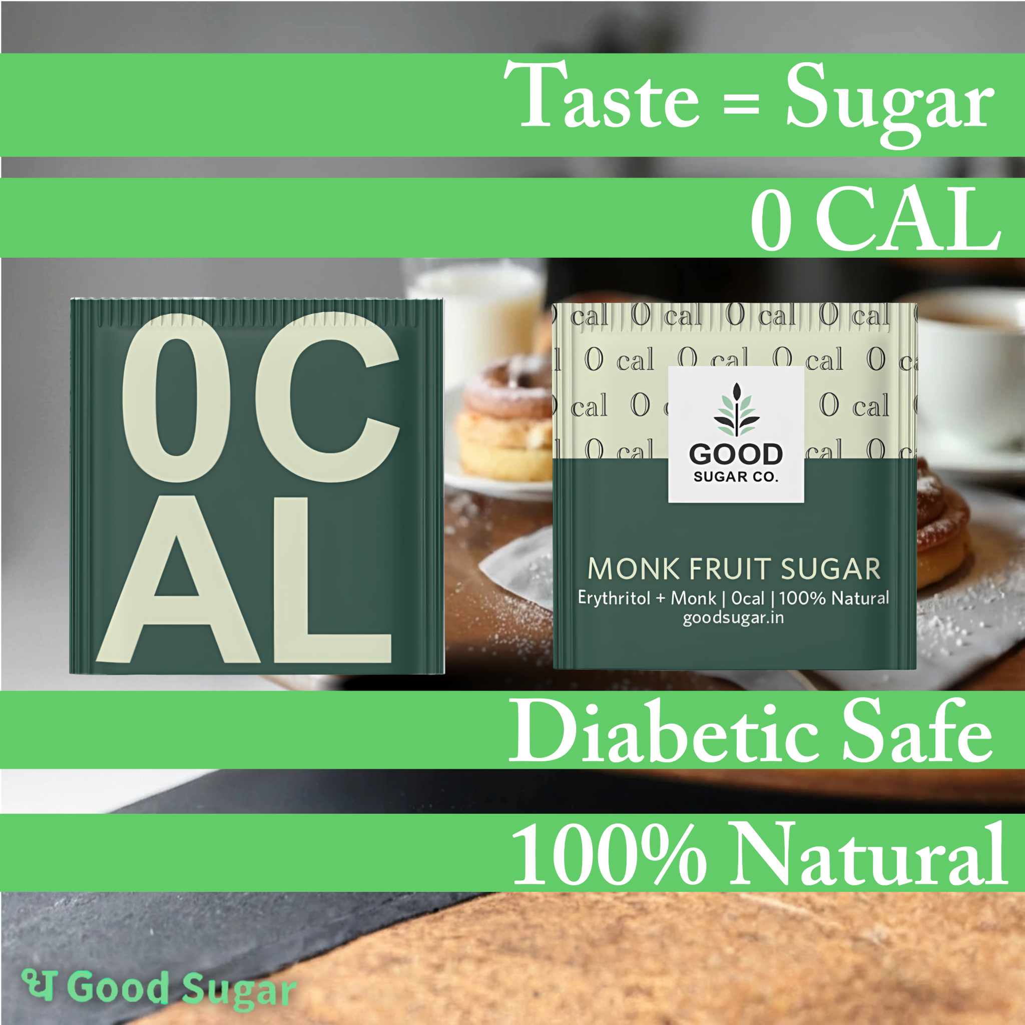 Monk Fruit Sugar Sachets